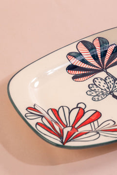 WALL PLATES Kongu Ceramic Rectangular Wall Plate