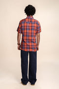 SHIRTS Madras Plaid Resort Shirt (Harmony Orange)