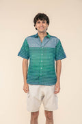 MADRAS STRIPES RESORT SHIRT SPRING FOREST