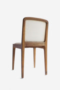 Upholstered Base Malabar Teak Wood Chair