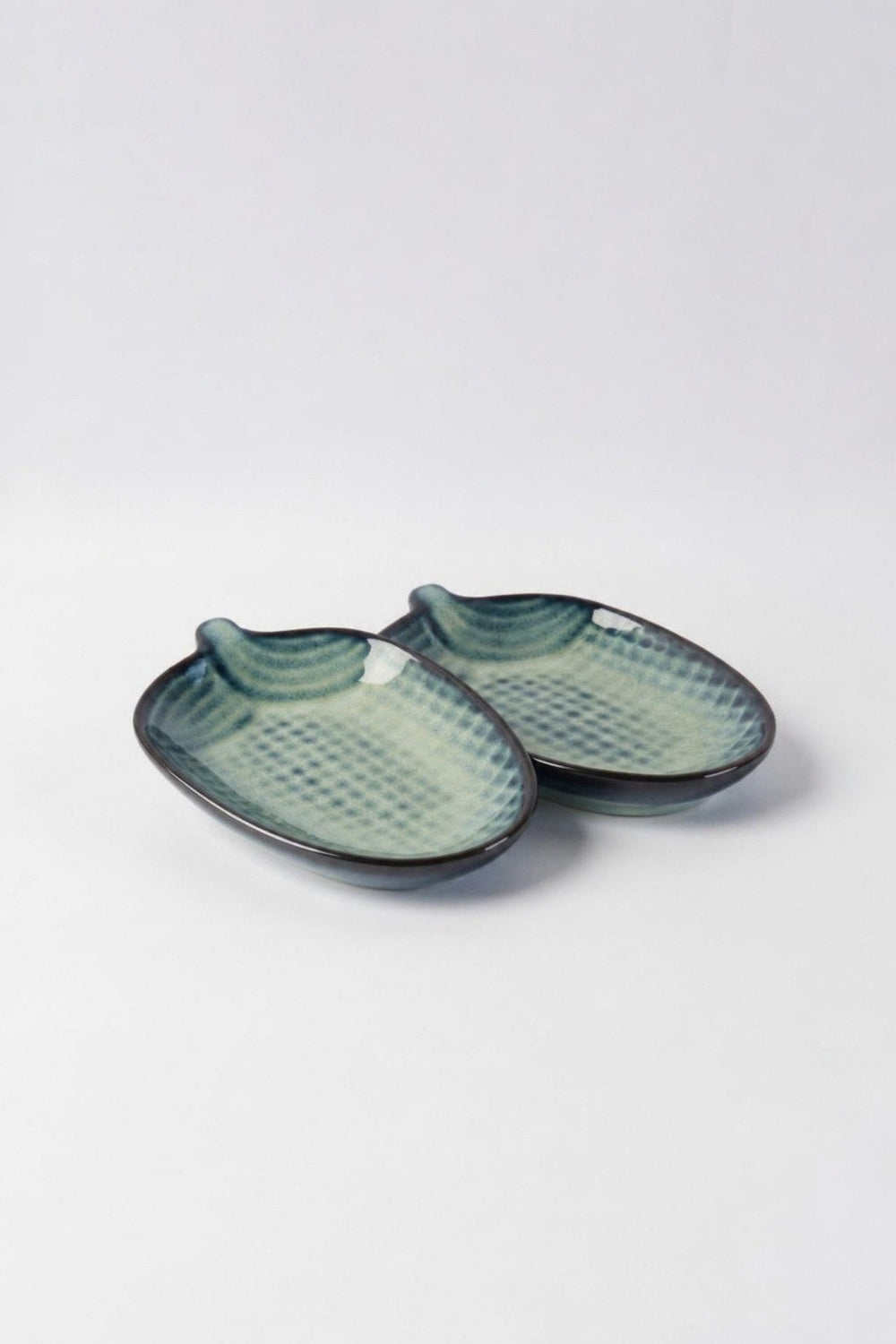 SNACK PLATES Mango Ceramic Snack Plate (Set Of 2)