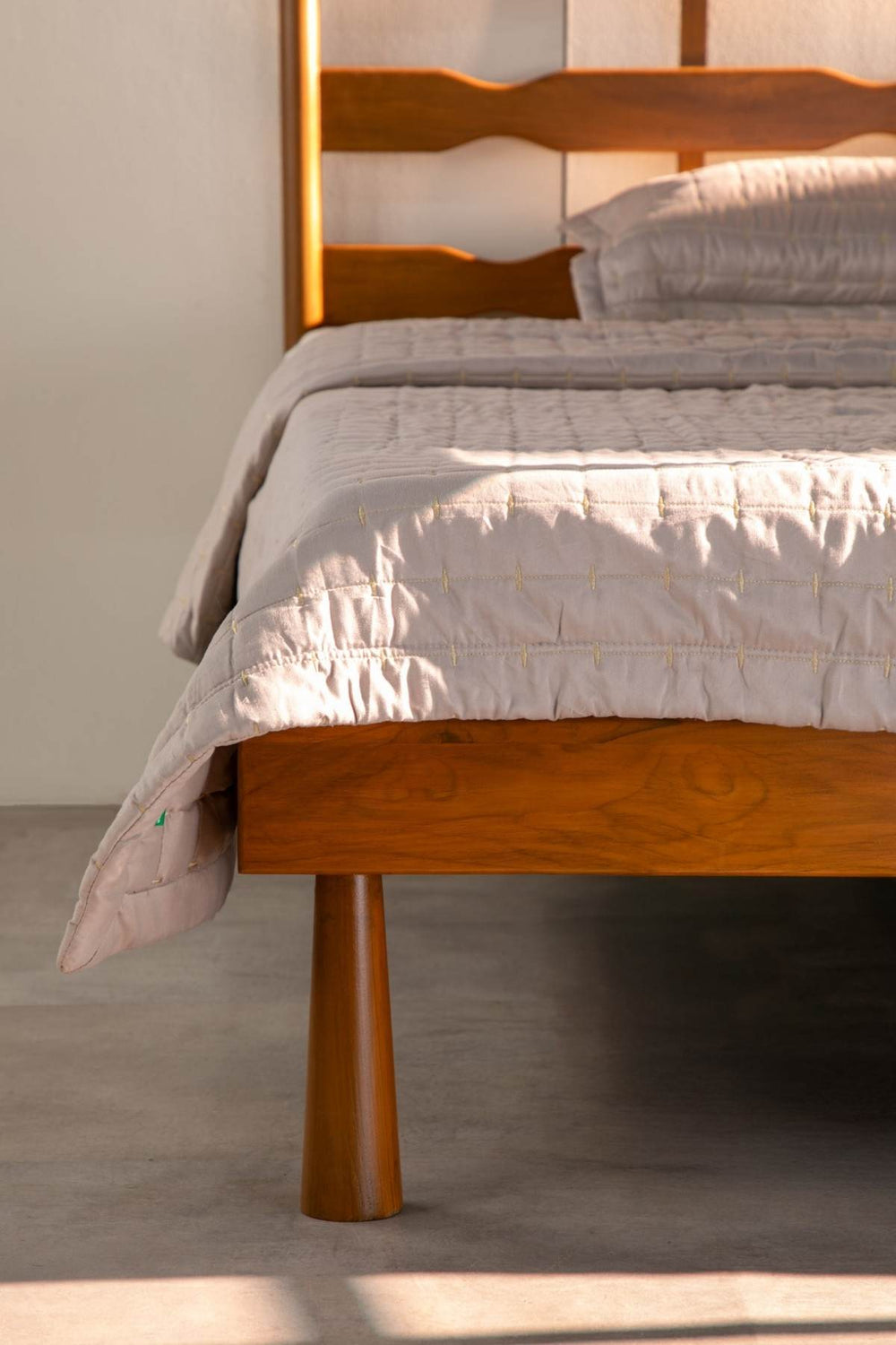 BEDS Marina Spindle Teak Wood Bed