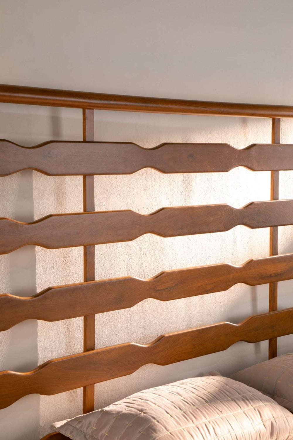 BEDS Marina Spindle Teak Wood Bed