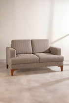 Marina Sofa in Herringbone Saturn Sand Fabric
