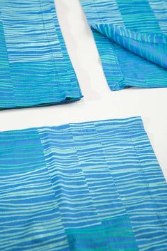 NAPKINS Marine Drive Water Blue Dinner Napkin (Set Of 4)