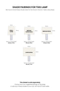 TABLE LAMPS Karah Ceramic Table Lamp (Matt White)