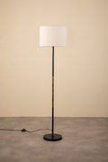 Lighting Bundle Midnight Slim Floor Lamp with Solid Drum Lampshade (Fresh Green)