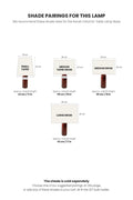 TABLE LAMPS Karah Ceramic Table Lamp (Mineral Red)