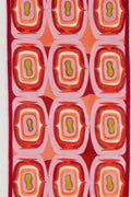 TABLE RUNNERS Landfall Ogee Mineral Red Table Runner