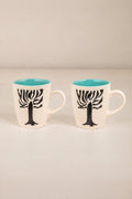 MUGS & CUPS Freedom Tree Ceramic Coffee Mug (Set Of 2)