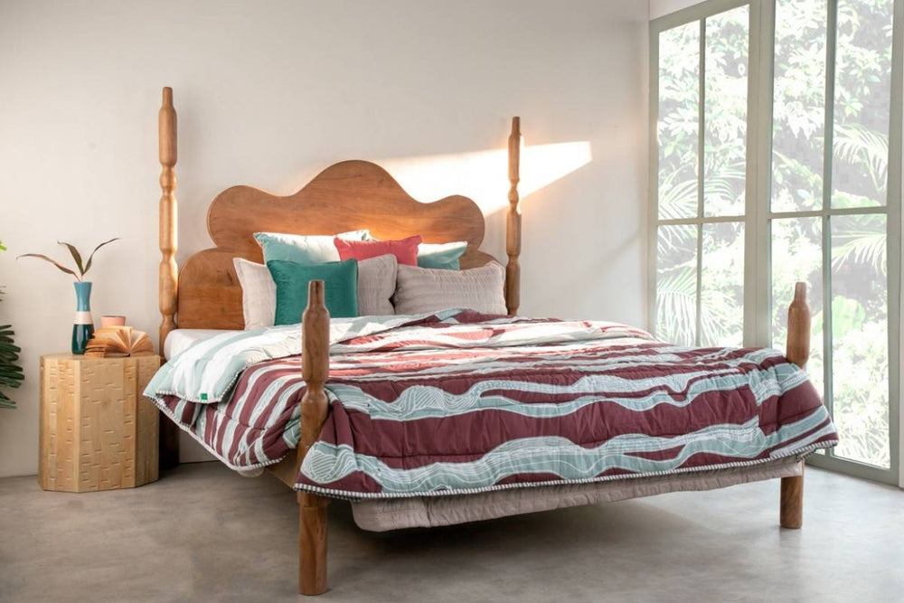 BEDS Miramar Acacia Wood Bed