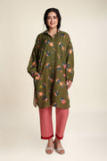 TOPS Mirror Garden Melaka Tunic (Moss Green)
