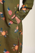 TOPS Mirror Garden Melaka Tunic (Moss Green)