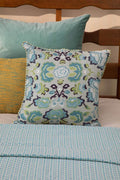 PRINT & PATTERN CUSHIONS Gypsy Rose Misty Blue Cushion Cover (46 X 46 Cm)