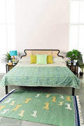 BEDS Mod Teak Wood And Wicker Bed