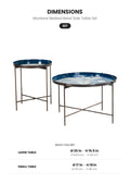 SIDE TABLES Montane Nested Metal Side Table Set
