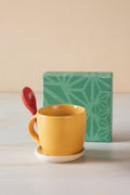 MUGS & CUPS Gypsy Rose Coffee Mug With Spoon