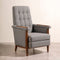 Nabu Accent Chair in Nilgiri Black and White Fabric