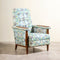 Nabu Accent Chair in Gypsy Rose Blue Fabric