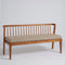 Nara Bench in Cornstalk Fabric