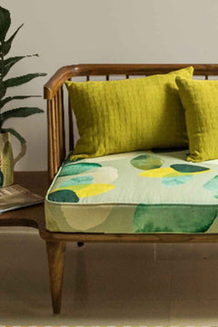 Upholstered Bundle Nara Sofa in Chasing Monsoon Fabric