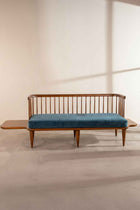 Nara Sofa in Indigo Velvet Fabric