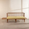 Nara Sofa in Solid Twisted Herbal Green Fabric