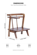 BEDSIDE TABLES Nara Teak Wood Bedside Table