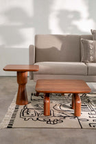 Senhur Acacia Wood Nested Coffee Table Set