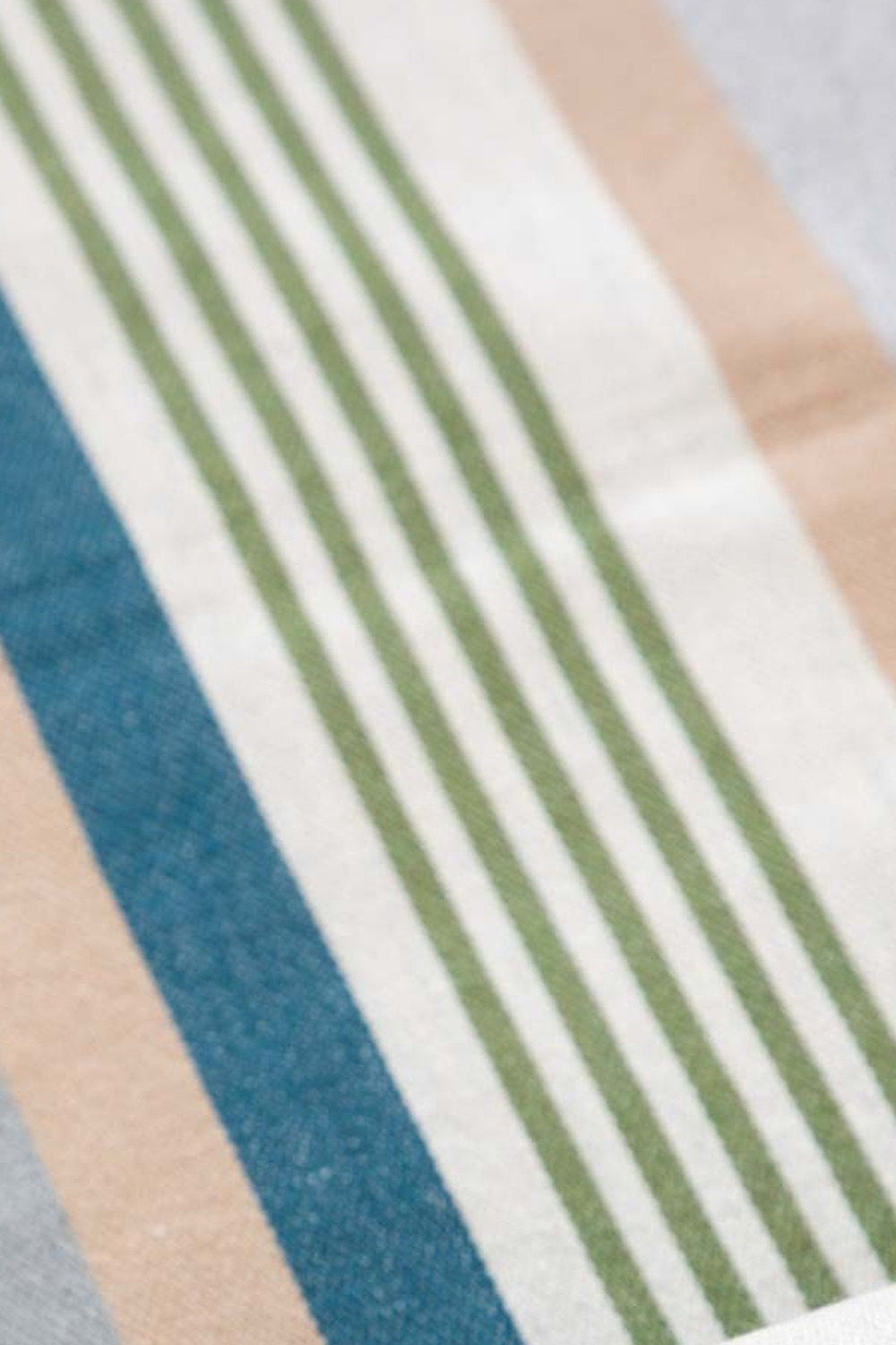 PRINT & PATTERN UPHOLSTERY FABRICS Neu Happy Striper Patterned Upholstery Fabric (Tropical Green)