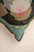 PRINT & PATTERN CUSHIONS Night Flowers Vintage Olive Cushion Cover (41 X 41 Cm)