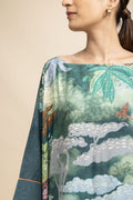 DRESSES Whisper Of The Wilderness Kaftan Dress (Nightsky Teal)