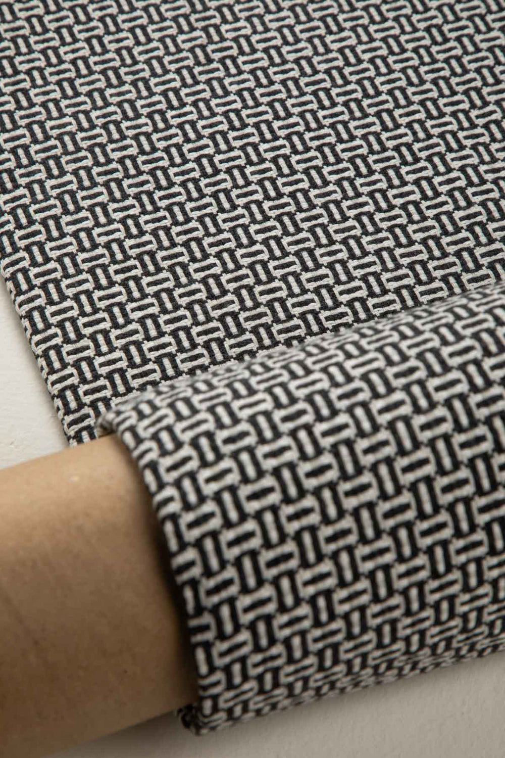 SWATCHES Nilgiri Black Solid Upholstery Fabric Swatch
