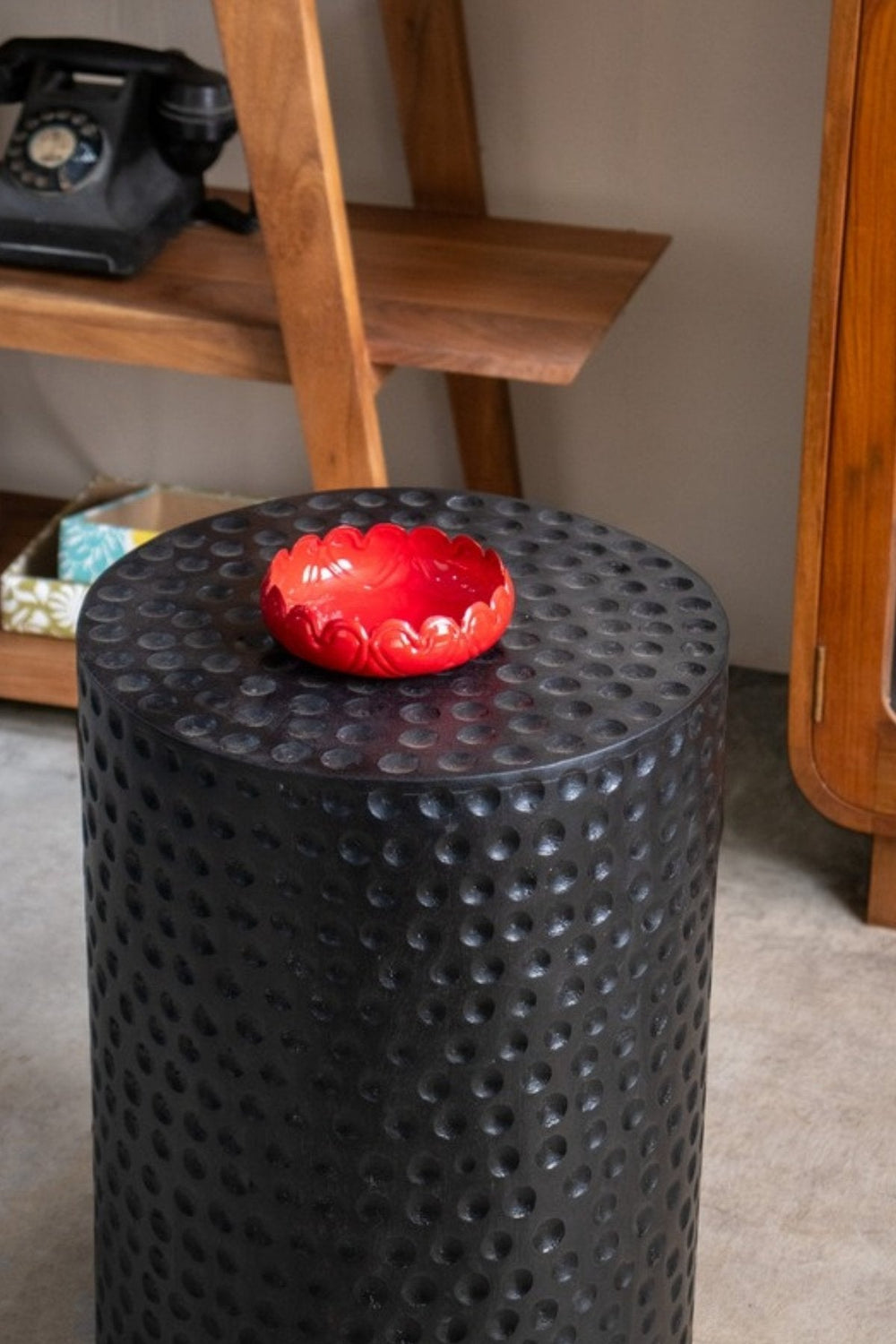 SIDE TABLES Nomad Charcoal Side Table