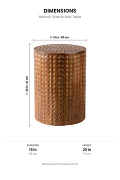 SIDE TABLES Nomad  Walnut Side Table