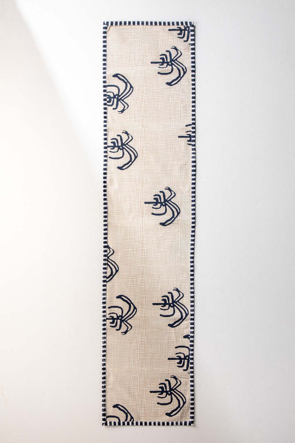 Nu Palms Beige Table Runner