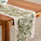 Koza Foil Olive Gold Table Runner