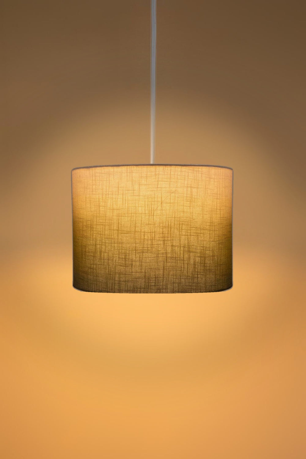 PENDANT LAMPS Akshaya Large Drum Pendant (Olive Green)