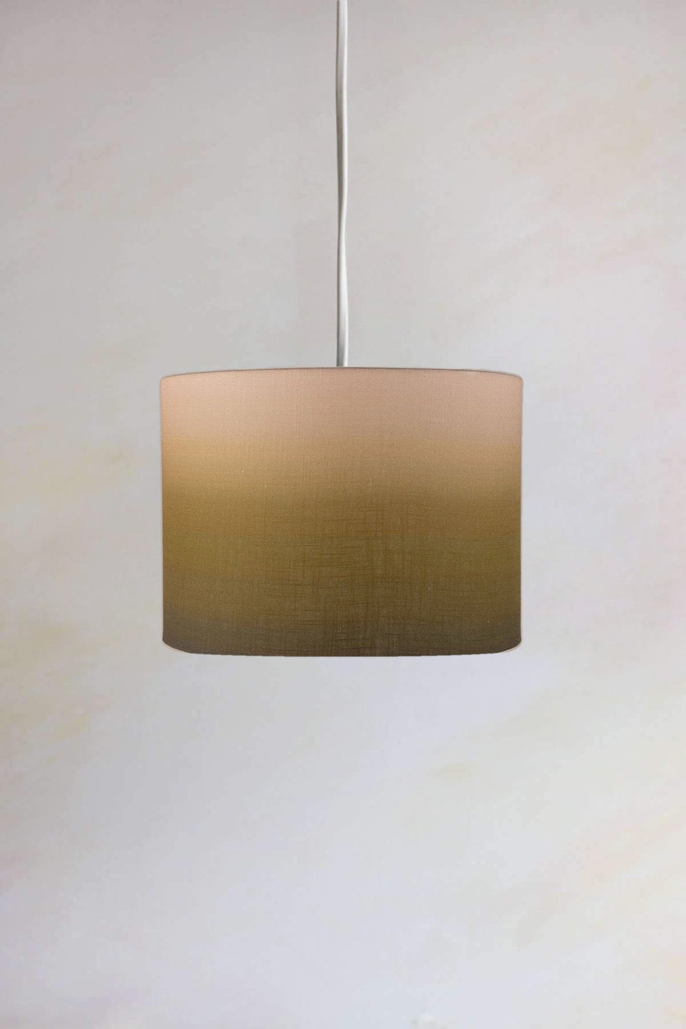 Akshaya Large Drum Pendant (Olive Green)