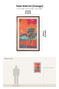 WALL ACCENTS Talar Wall Art (Orange)