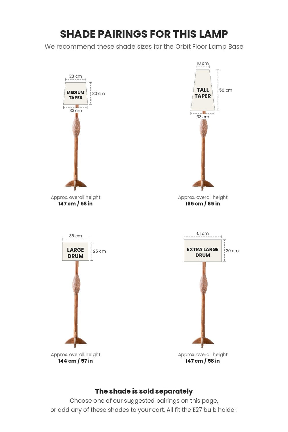 FLOOR LAMPS Orbit Floor Lamp (Natural)