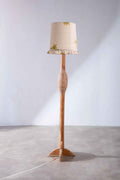 Lighting Bundle Orbit Floor Lamp with Temple Palms Ruffle Taper