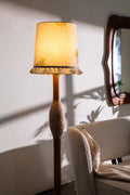 Lighting Bundle Orbit Floor Lamp with Temple Palms Extra Large Drum Lampshade (Grey)