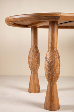DINING TABLES Oval Acacia Wood Dining Table