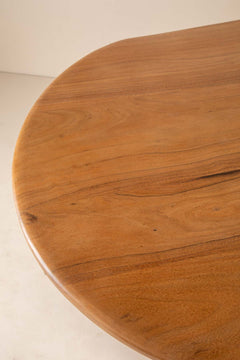 DINING TABLES Oval Acacia Wood Dining Table
