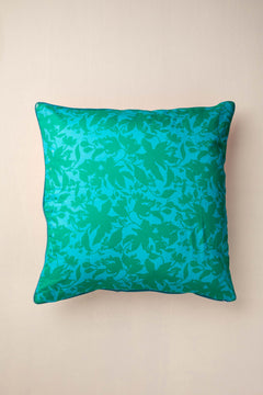 SHAMS & FLOOR CUSHIONS Pagoda In The Sky Spicy Orange Floor Cushion Cover (61 X 61 Cm)