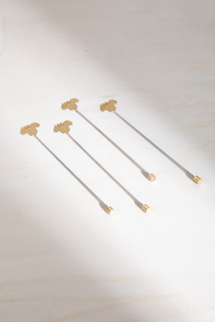 BAR TOOLS Palmyrah Bud Stirrer (Set of 4)
