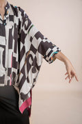 TOPS Palmyrah Kaftan Top (Shadow Grey)