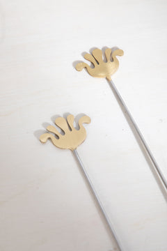 BAR TOOLS Palmyrah Leaf Stirrer (Set of 4)