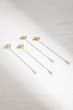 Palmyrah Leaf Stirrer (Set of 4)